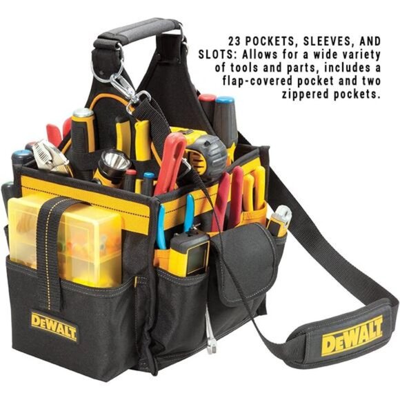 DEWALT Electrical and Maintenance Tool Carrier & Parts Tray, 11 In., 23 Pocket - Picture 3 of 7